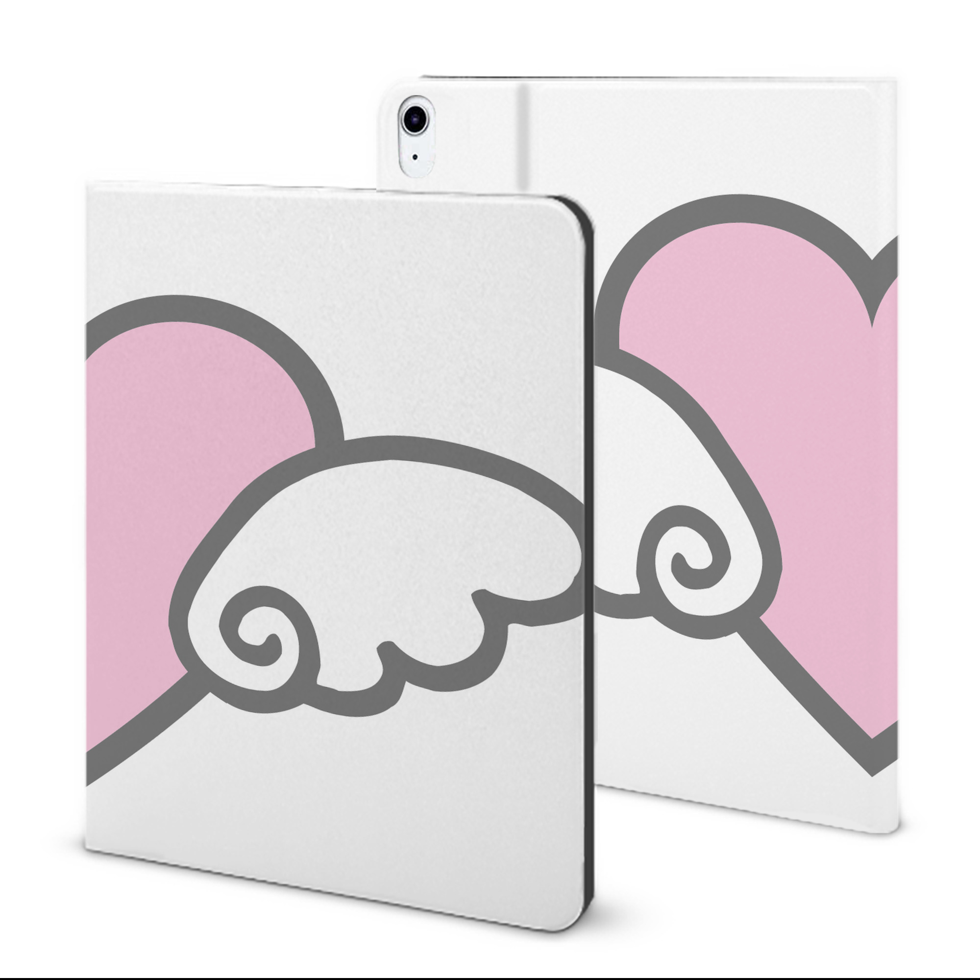 （画像用） Hello Kitty ハローキティ IPad ケース ブック型 PUレザー TPU 耐衝撃 軽量 薄型 ペン収納なし 全面保護 IPad 各モデル対応